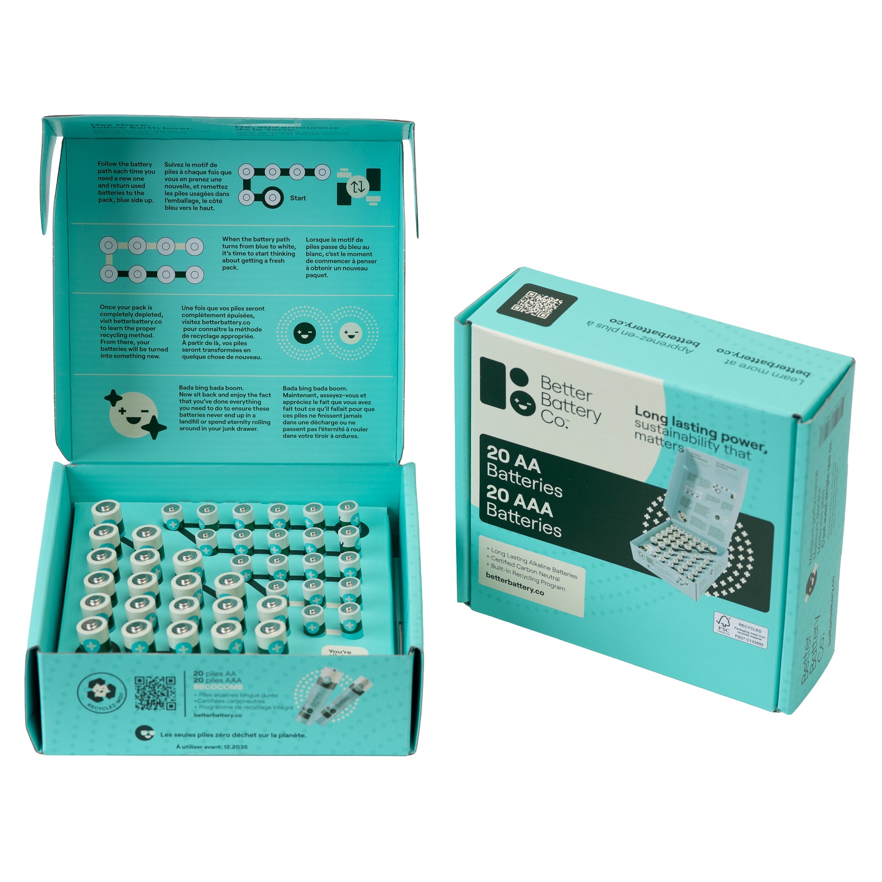 AA, AAA Combo Pack – Better Battery Co.